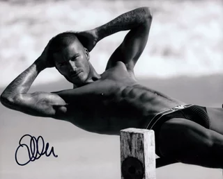 David Beckham autograph
