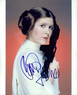 Carrie Fisher autograph