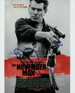 Pierce Brosnan autograph