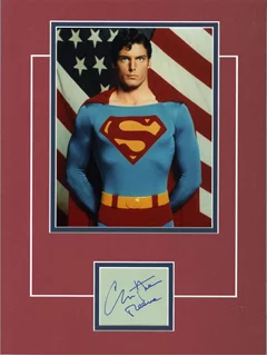Christopher Reeve autograph