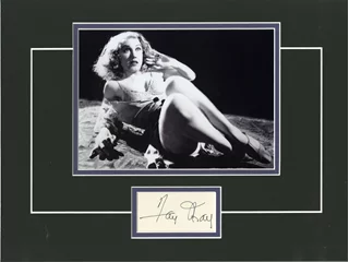Fay Wray autograph