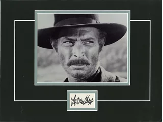 Lee Van Cleef autograph