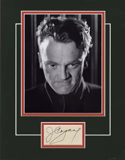 James Cagney autograph