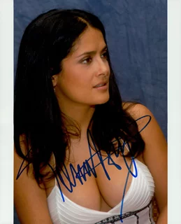 Salma Hayek autograph