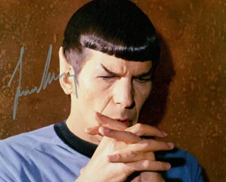 Leonard Nimoy autograph