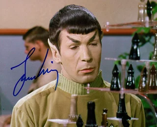 Leonard Nimoy autograph