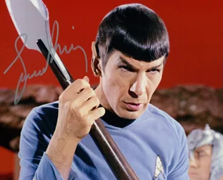 Leonard Nimoy autograph