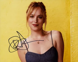 Dakota Johnson autograph