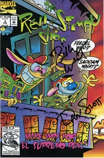 Ren & Stimpy autograph