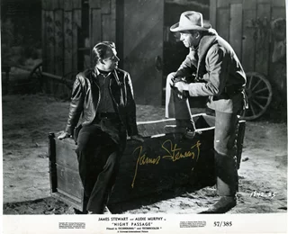 James Stewart autograph