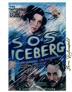 Leni Riefenstahl autograph