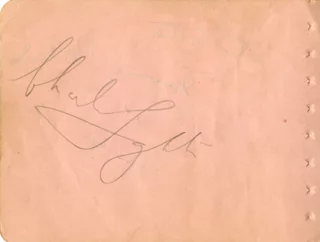 Charles Laughton autograph