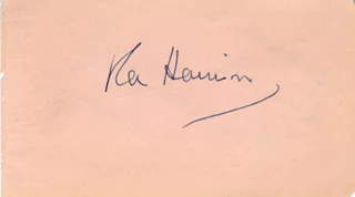 Rex Harrison autograph