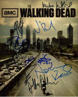 The Walking Dead autograph