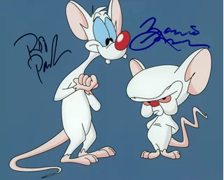 Pinky and the Brain autograph