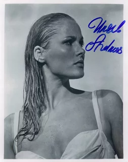 Ursula Andress autograph