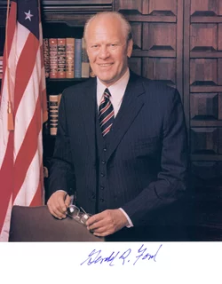 Gerald Ford autograph