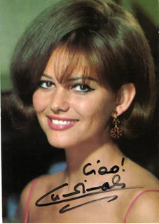 Claudia Cardinale autograph