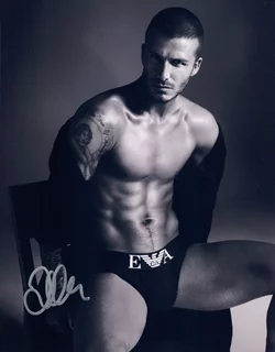 David Beckham autograph