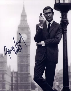 George Lazenby autograph