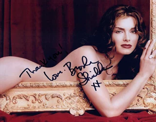 Brooke Shields autograph