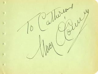 Una O'Connor autograph