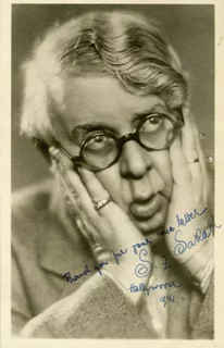 S.Z. Sakall autograph