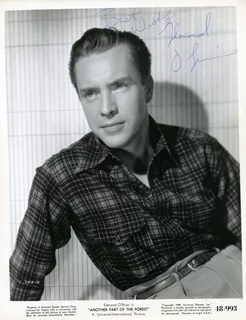 Edmond O'Brien autograph
