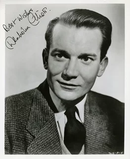 Denholm Elliott autograph