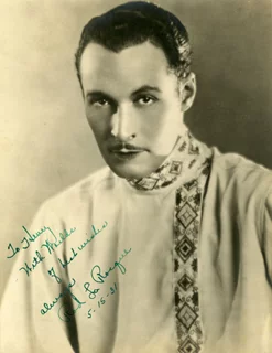 Rod La Rocque autograph