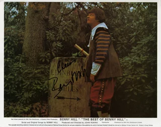 Benny Hill autograph