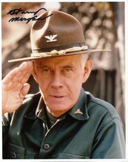 Harry Morgan autograph