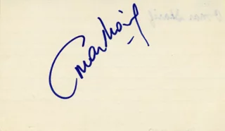 Omar Sharif autograph
