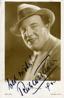 Richard Tauber autograph