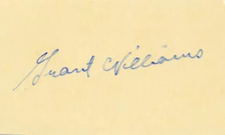 Grant Williams autograph