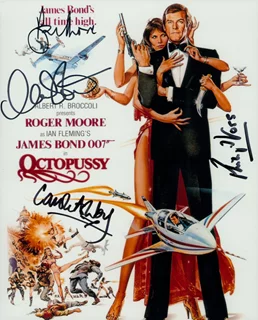 James Bond's Octopussy autograph