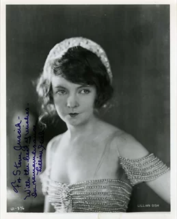 Lillian Gish autograph