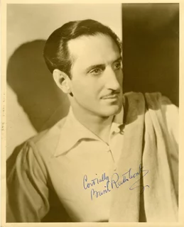 Basil Rathbone autograph