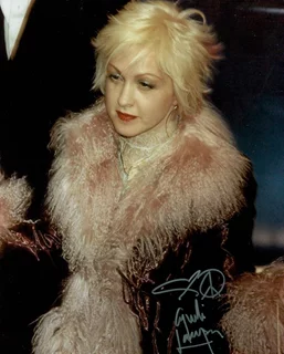 Cyndi Lauper autograph