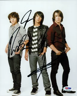 The Jonas Brothers autograph