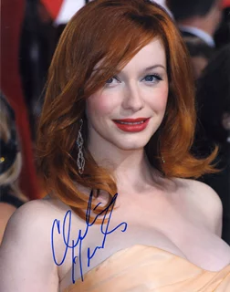 Christina Hendricks autograph