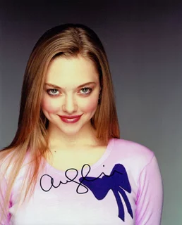 Amanda Seyfried autograph