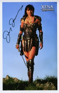 Lucy Lawless autograph