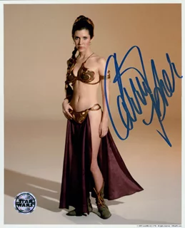 Carrie Fisher autograph