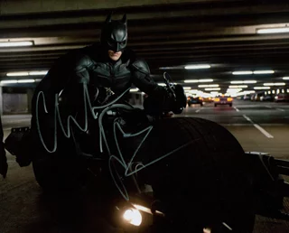 Christian Bale autograph