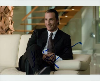 Matthew McConaughey autograph