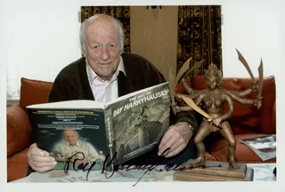 Ray Harryhausen autograph