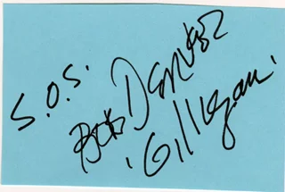 Bob Denver autograph