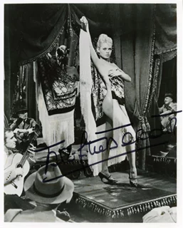 Brigitte Bardot autograph