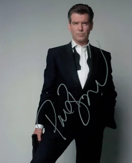 Pierce Brosnan autograph